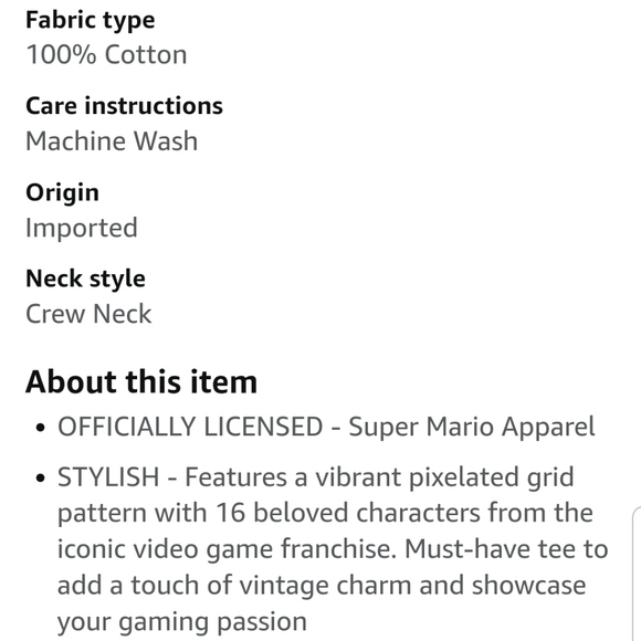 NINTENDO SUPER MARIO BROTHERS MENS TSHIRT NEW WITH TAGS 3XL GAMER OLD SCHOOL VTG - Picture 7 of 9